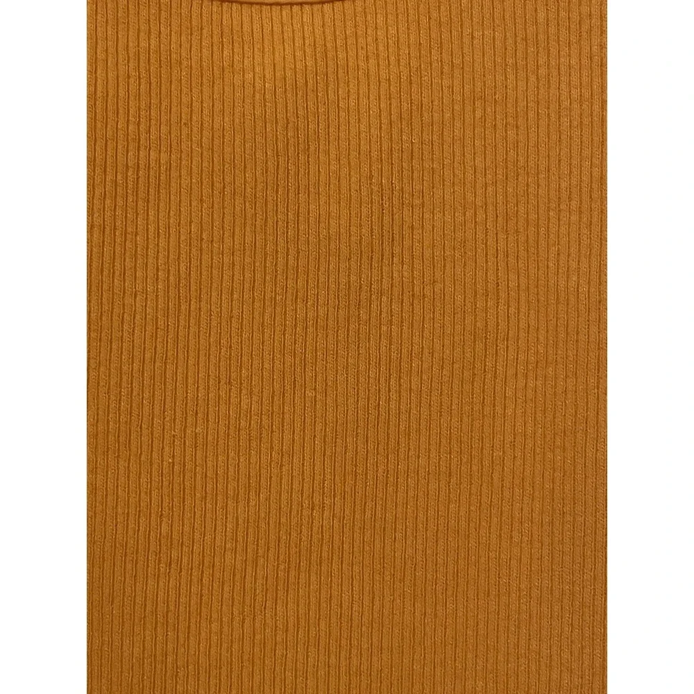 LOFT Orange‎ Eyelet Puff Sleeve Embroidered Boho Cottagecore Top Medium